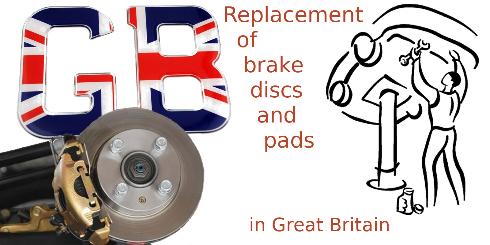 Replacement brake discs and pads in UK